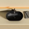 Раковина CERAMICANOVA Twist накладная овальной формы 500x300x140 черный матовый CN12001MB