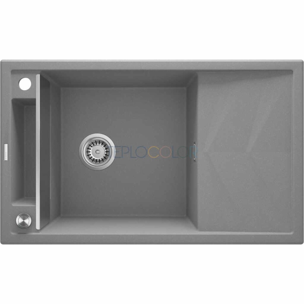 Гранитная мойка - магнитная, 1-чаша с осушкой