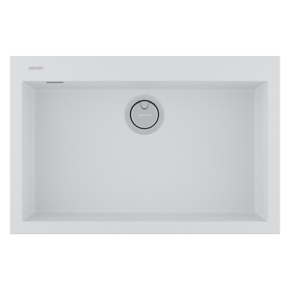 Мойка DECORATION 76, ACRYSTONE, PM937650-WH, WHITE, 760х500 мм, Paulmark