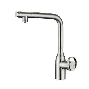 Смеситель для кухни URBAN, брашированная сталь, Ur213104-BS, Paulmark