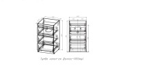 Тумба напольная STYLELINE "Даллас 100" (3 ящ.) Люкс белая, PLUS с раковиной ESTETUS Даллас 1000*480 левый