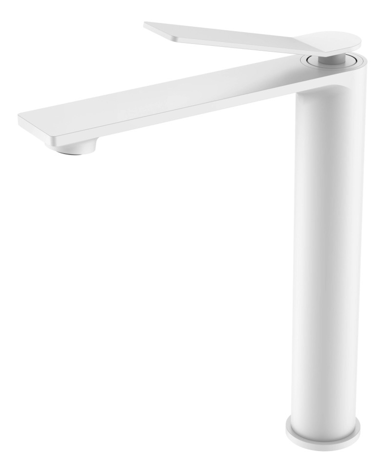 Смеситель для раковины Верс (Verse) VBF-2VE2MW однорычажный, белый матовый