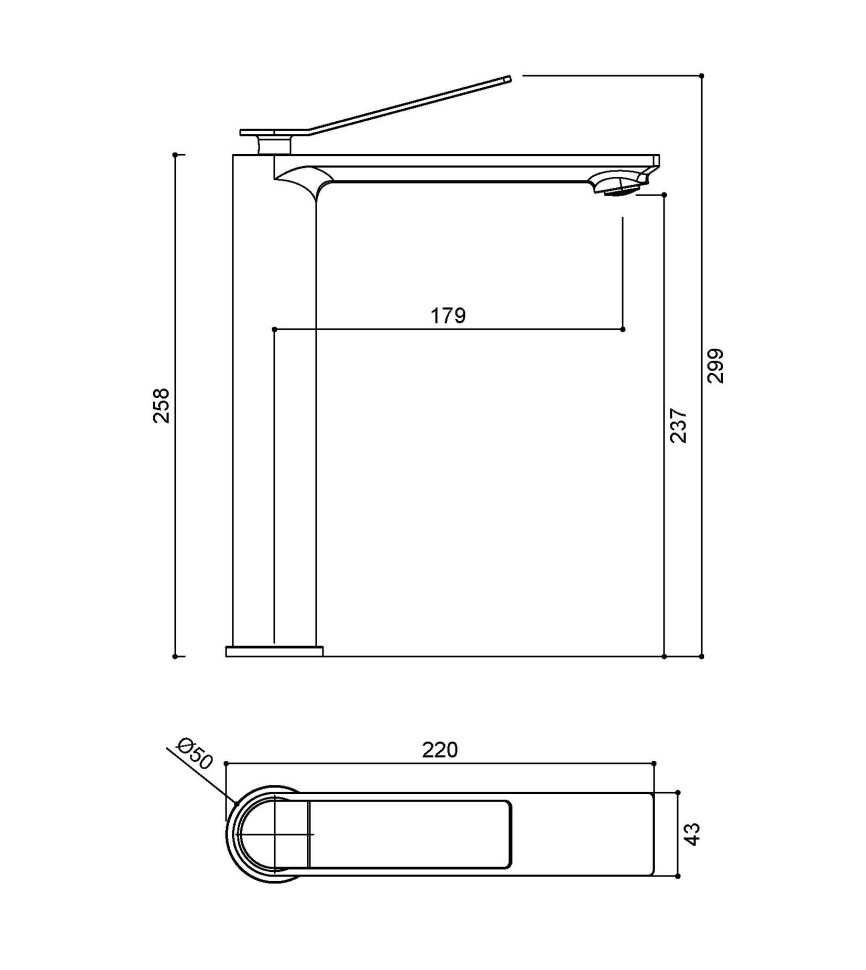 Смеситель для раковины Верс (Verse) VBF-2VE2MW однорычажный, белый матовый