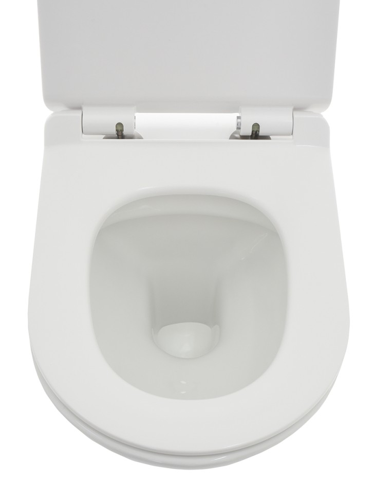 AQM2008 Унитаз подвесной с сиденьем SoftClose, технология смыва Rimless. 530x355x360