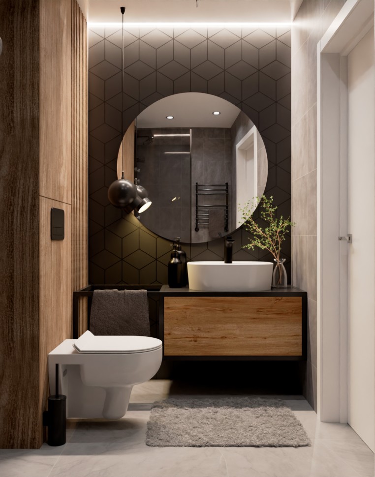 AQM2008 Унитаз подвесной с сиденьем SoftClose, технология смыва Rimless. 530x355x360