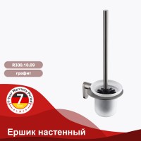 Ершик настенный Raglo графит