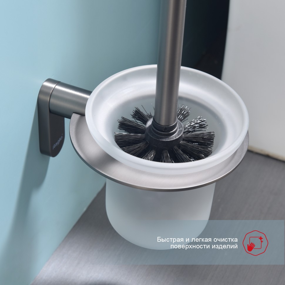 Ершик настенный Raglo графит