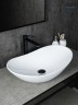 Раковина Gid N9811 51175 накладная белая 61x37x15