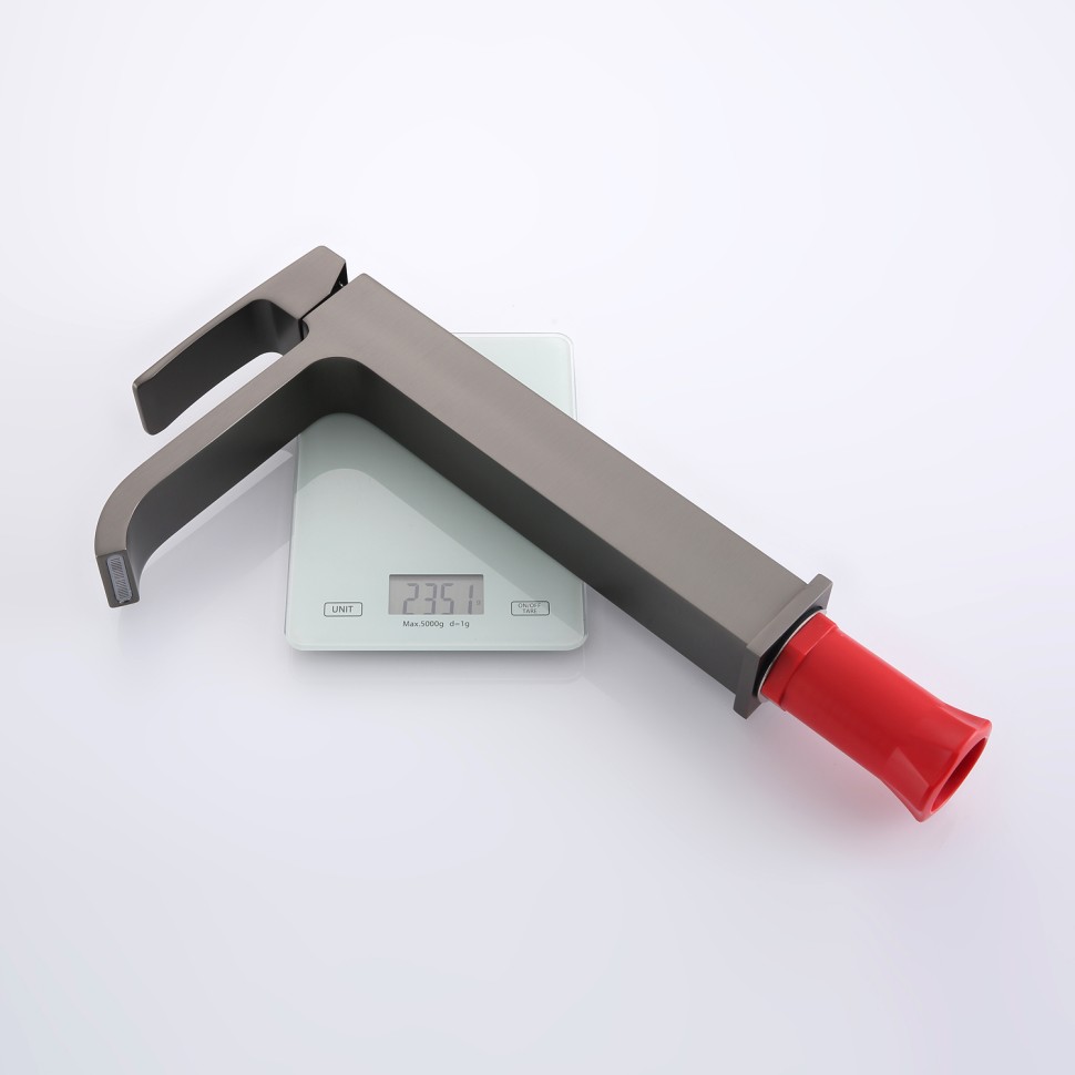 Смеситель Raglo высокий для умывальника, графит