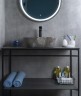 Раковина Gid Mnc333T 54474 накладная под камень глянцевый 46x32.5x13.5