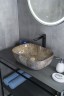 Раковина Gid Mnc333T 54474 накладная под камень глянцевый 46x32.5x13.5