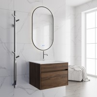 База под раковину Vincea  Chiara 600 подвесная, 1 выкатной ящик soft-close, C.Oak