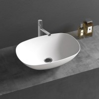 Раковина для ванной Uperwood Classic 60 см, без отверстия для смесителя, белая глянцевая