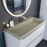 Раковина для ванной 90 см, Uperwood Classic Quartz, кварцевая, бежевая матовая, десерт