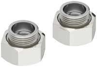 Комплект фитингов прямой (G 1&quot; НГ х G 3/4&quot; НР) / 2 шт.