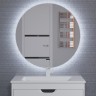 Зеркало для ванной с подсветкой Uperwood Modul 80*80, бесконтактный сенсор, антизапотевание, круглое, холодная подсветка