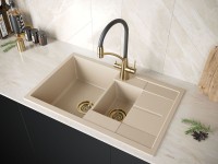 Смеситель для кухни SIEGEN, бронза, Si213111-BR, Paulmark