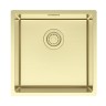 Мойка LASSAN 44 UNI, нерж. сталь, LA44-LG, светлое золото, 440х440мм, Paulmark