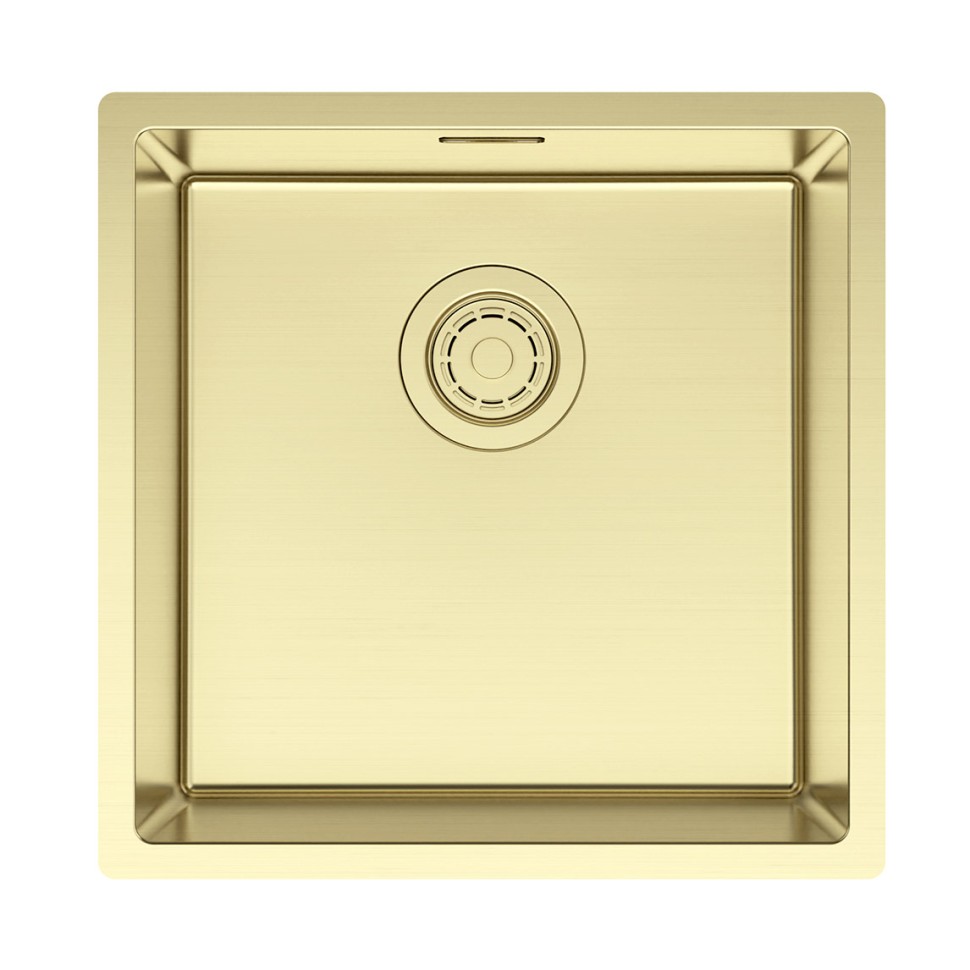 Мойка LASSAN 44 UNI, нерж. сталь, LA44-LG, светлое золото, 440х440мм, Paulmark