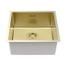 Мойка LASSAN 44 UNI, нерж. сталь, LA44-LG, светлое золото, 440х440мм, Paulmark