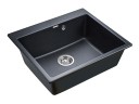 Мойка KANTE 60, IT-GRANIT, PM106052-BLM , черный металлик, 600х520 мм, Paulmark