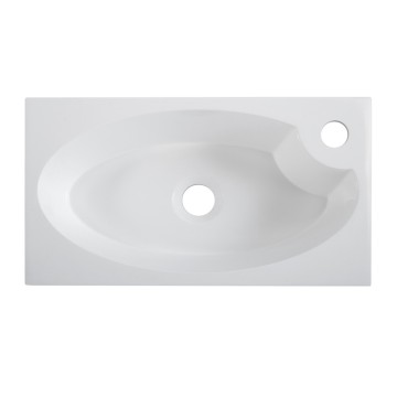 Раковина из искусственного мрамора BelBagno BB-460-PM-LVB