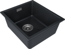 Мойка LUMI 41UNI, IT-GRANIT, LU41-AN, антрацит, 410х460, Paulmark
