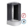 Душевая кабина Niagara Eco E120/80/40L/TN (120х80х215) высокий поддон(40см),стекло тонированное,4 места