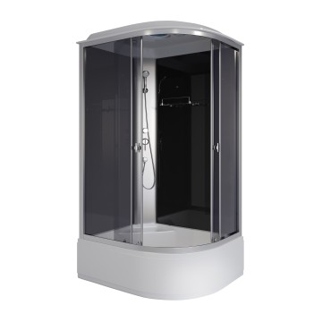 Душевая кабина Niagara Eco E120/80/40L/TN (120х80х215) высокий поддон(40см),стекло тонированное,4 места