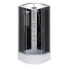 Душевая кабина Niagara Classic NG-3501-14BKTG (90х90х210) средний поддон(26см),стекло тонированное,4 места