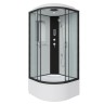 Душевая кабина Niagara Classic NG-6708-14P (90х90х215) высокий поддон(40см),черный,стекло прозрачное,4 места