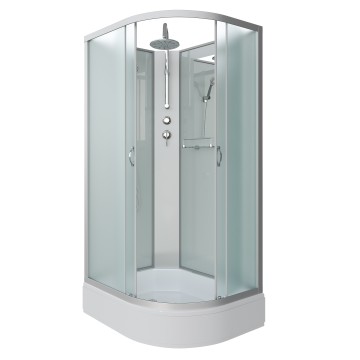 Душевая кабина Niagara Classic NG-33294-14LBKT (120х90х210) средний поддон(26см),стекло матовое,4 места