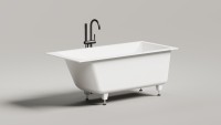 Ванна встраиваемая CASCATA 150x70 S-Sense Матовый