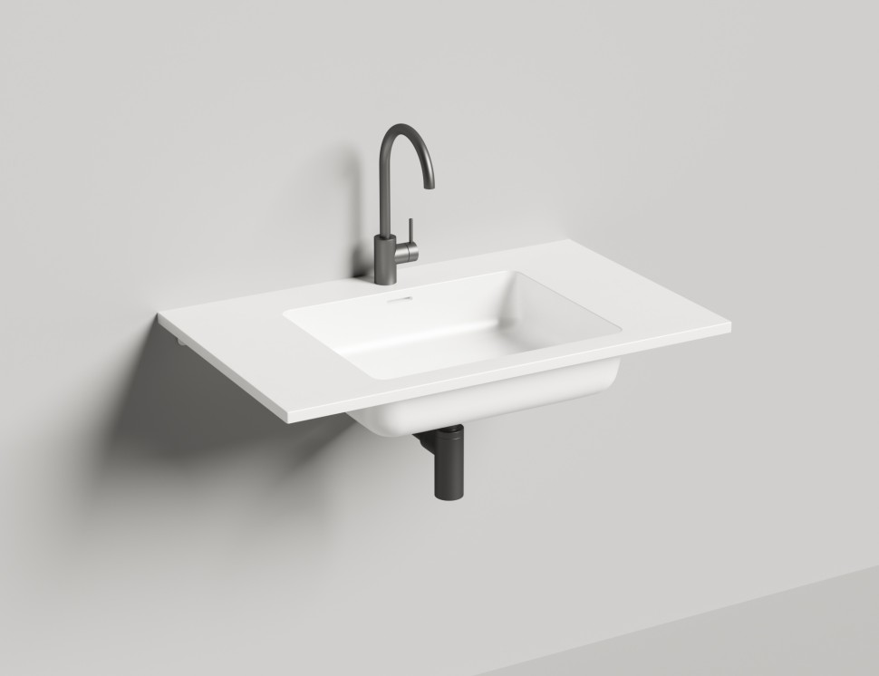 Раковина столешница ONDA 80 800х500х140 S-Stone Матовое 1402201M