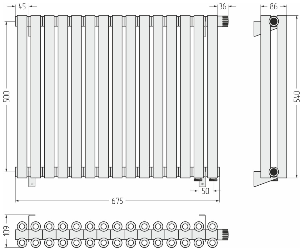 Эстет-00 EU50 500х675 15 секций