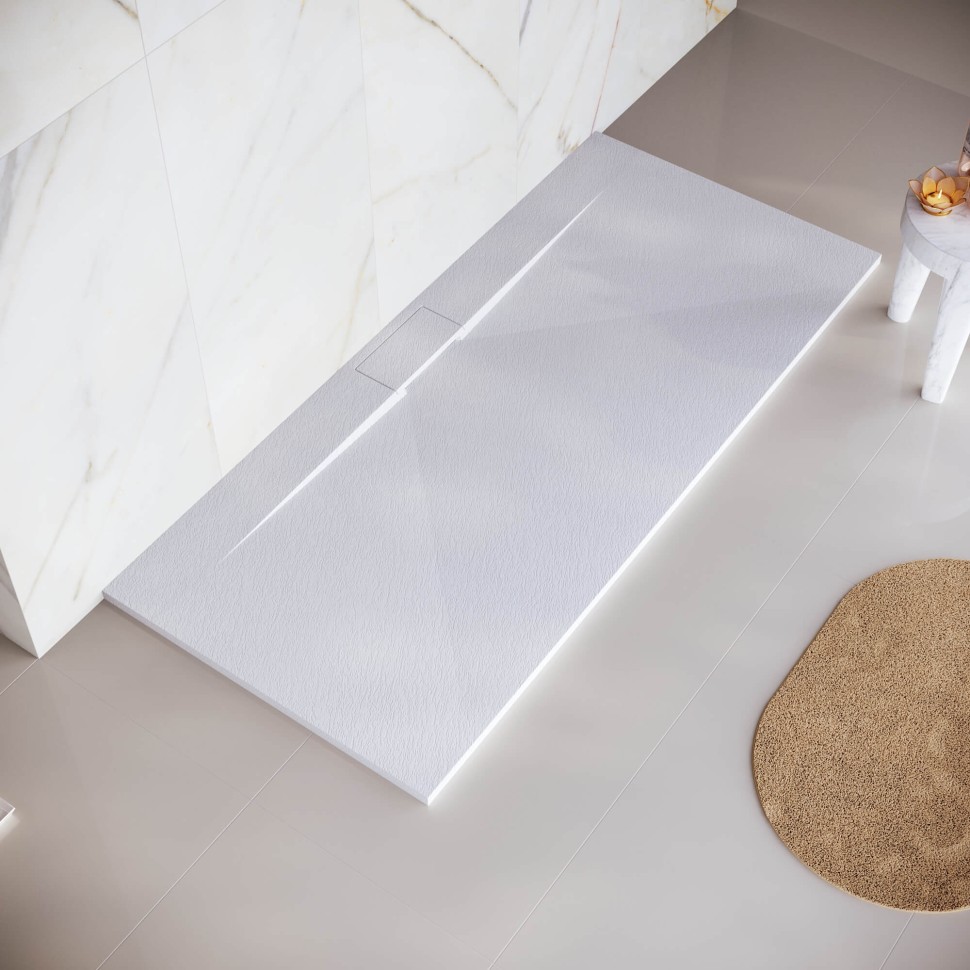 Душевой поддон прямоугольный RGW TKS-W Белый (800x2000)