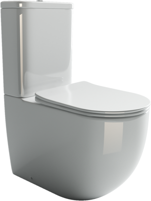 Напольная пристенная чаша унитаза MIA Rimless Ceramicanova