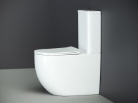 Напольная пристенная чаша унитаза MIA Rimless Ceramicanova