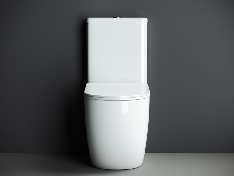 Напольная пристенная чаша унитаза MIA Rimless Ceramicanova