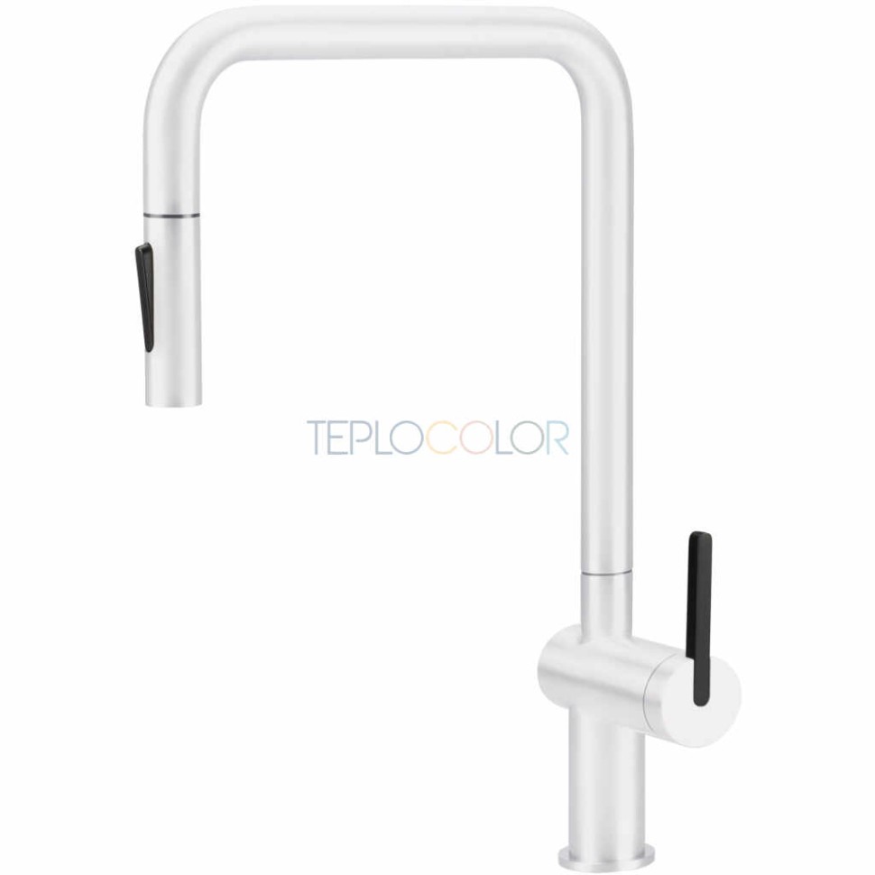 Смеситель для кухни, с выдвижным изливом