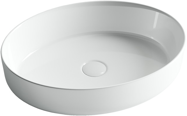 Умывальник чаша накладная овальная Element 550x400x140мм