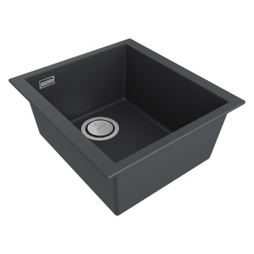 Мойка NEO CLASSIC 41, ACRYSTONE, PM964144-AN, ANTRACITE, 410х435 мм, Paulmark