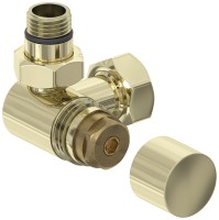 Вентиль 3D левый под шестигранник (G 1/2" НР х G 3/4" НГ)