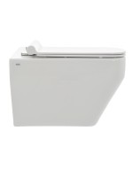 AQM2009 Унитаз подвесной с сиденьем SoftClose, технология смыва Rimless, скрытый крепеж. 525х360х370