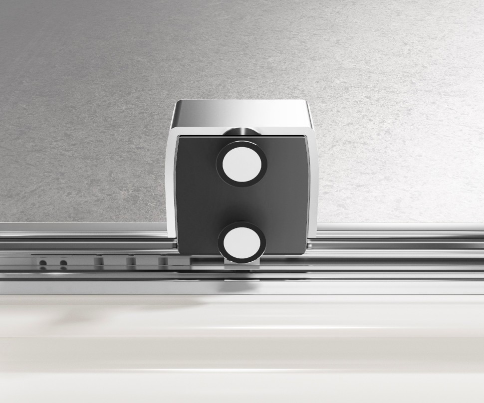 Душевая дверь Волк-Ин (Walk-In) VDS-4WSL120CL-R, 1200, хром, стекло прозрачное, правая