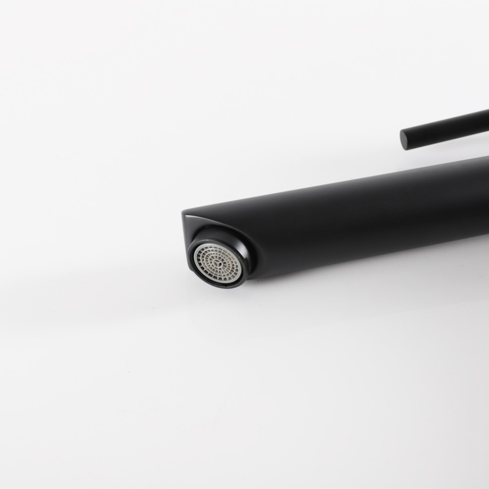 Смеситель высокий для раковины Gid Berlin SS080-BM-D SS080BMD черный матовый