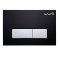 AQM4104B Панель смыва акриловая AQUAme, черный