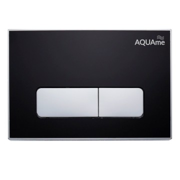 AQM4104B Панель смыва акриловая AQUAme, черный