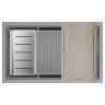 Мойка LUMI-MULTI SINK 74 UNI, IT-GRANIT, LU-MULTI 74-GRM, серый металлик, 740х450, Paulmark