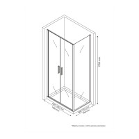 Душевой уголок LEGOS LS-3 1000х900